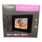 Polaroid Digital Picture Frame 8 Inch (electrical Plug In), Black -new & Rare. Fixed Price $59.99.