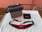 Nikon Camera Bag, Op/tech Strap, Schneider Kreuznach Filter Pouch Bundle. Fixed Price $32.00.