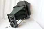 Kenro Model 1035 Copy Attachment Camera With 8X10 Ruled Focusing Screen For MP4. Fixed Price $495.00.