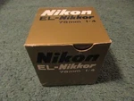 Nikon El-nikkor 75MM F/4 Enlarging Lens W/original Box. Fixed Price $60.00.