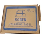 Excellent Vtg Bogen Professional 11X14 Enlarging Easel Original Box Made Japa. Fixed Price $62.99.
