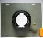 Kodak Anastigmat Projection Lens 7.5-INCH F 4.5 With Mount Board. Fixed Price $55.00.