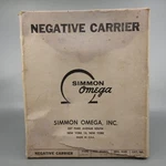 Simmon Omega D2 - D3 Model Series 4X5 Cut Glassless Enlarger Negative Carrier. Fixed Price $30.00.