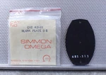 Omega Blank Lens Plate 421-111 For D5/D6 Enlargers. Fixed Price $24.50.