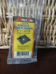 Protie Adhesive Screw Mounts X 1"-U Will Receive Pk Of 10-NEW-SHIP 24 Hrs. Fixed Price $19.88.