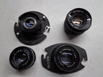 Lot Of 4 Enlarging Lens. Beslar, Omicron-el,el-omegar. Fixed Price $66.99.