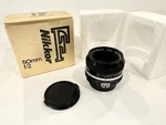 Mint Box Nikon Nikkor Ai 50MM F2.0 Lens For F2AS F3/T FM2N Cameras. Fixed Price $119.95.