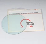 Nos Omega 121-425 Heat Absorbing Glass 5" Circular New The Package. Fixed Price $29.00.