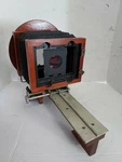 Vintage Elwood Pattern Works 5X7" Photo Enlarger Part With Bellows Only C1930. Fixed Price $145.00.