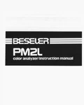 Beseler PM2L Color Analyzer Instruction Manual Reprint. Fixed Price $14.95.