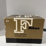 Nikon-f PS-4 Slide Copying Adapter W/box & Styrofoam Inserts. Fixed Price $47.77.