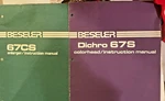 2 Beseler Instruction Manuals 67CS & Dichro 67S. Fixed Price $11.99.