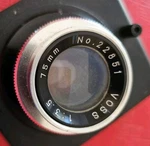 Voss 1:3.5 75MM #22851 Enlarger Lens With Mount F3.5 Japan Works Great. Fixed Price $24.50.