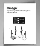 Super Chromega C-700 Dichroic Lamphouse Instruction Manual Reprint. Fixed Price $14.95.