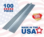 100 - 4' Omega Aluminum Radiant Floor Heat Transfer Plates For 1/2" Pex Usa. Fixed Price $259.43.