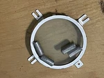 Chromega D4 Enlarger Side Glass Lens, Frame & Knurled Mounting Nuts. Fixed Price $9.99.
