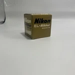 Nikon El-nikkor 50MM F/4 Enlarging Lens Original Box And Case. Fixed Price $44.96.