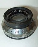 Wollensak F4.5 Enlarging Velostigmat 3-1/2" Focus Lense. Fixed Price $50.00.