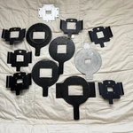 Beseler Omega Negative Carriers For Film Enlargers Parts Lot Sold As Is. Fixed Price $105.00.