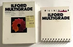 Ilford Multigrade Book 3.5X3.5" Set Of 11 Filters 0-5 Above Lens Use Read. Fixed Price $25.00.