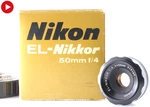 Mint Box Case Nikon El-nikkor 50MM F4 Enlarging Lens From Japan. Fixed Price $89.99.