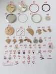 Omega Caliber 1020 Movement Parts Fork Wheel Spring Bridge 1010 1012 1021 1022 6. Fixed Price $25.00.