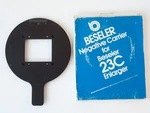 Beseler 6 X #8070 Negative Carrier For 23C, Ii, Iii Enlarger. Fixed Price $135.00.