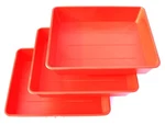 Darkroom Photographic Print Developing Trays. New. Set Of 3.. Fixed Price $9.95.