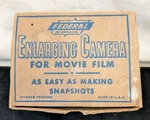 1949 Federal Of Brooklyn Enlarging Camera For 8MM Movie Film. Fixed Price $35.99.