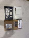 Geberit OMEGA30 Flush Plate White Gold Modern With Mounting Kit For Toilet. Fixed Price $68.51.