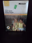 #174H Microsoft 4" X 6" High Gloss Photo Printer Paper 20 Sheets Sealed. Fixed Price $5.60.