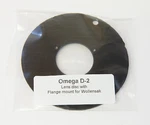 Disc For Omega Enlarger, Generic Maker Drilled Wollensak Flange. Fixed Price $22.00.