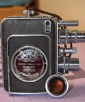 Vintage Bell & Howell Filmo AUTO-8 8MM Camera Turret Wollensak Kodak Ring. Fixed Price $129.99.