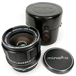 Vintage 1950S Minolta Rokkor-hg F/2.8 Wide Angle Lens With Case New Arrival. Fixed Price $118.99.