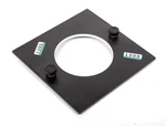 Beseler 4X4 In Enlarger Lensboard With 50MM Hole And Omega Adapter Screws #1999. Fixed Price $50.00.