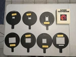 Lot Of 11 Beseler Series Negative Carriers 35MM, 645, 6X6, 6X7, 4X5, Polaroid. Fixed Price $340.00.