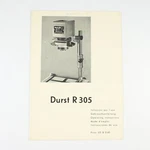 Durst 305 - Darkroom Enlarger Manual Guide Book Original Vintage 1950'S. Fixed Price $18.99.