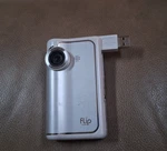 Pure Digital Technologies Flip Video Model F160W White Silver Camcorder Works. Fixed Price $43.99.