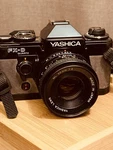 Yashica Fx-d Quartz Tested Working Film Slr With 50MM F2 Dsb Lens. Fixed Price $45.00.