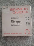 Simmon Omega Lens Mount For B-22 Enlarger, Mpn 421-005 421-017 421-019 421-020. Fixed Price $52.85.