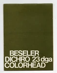 Beseler Dichro / Colorhead Instruction Manual English (1974). Fixed Price $18.99.