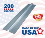 200 - 4' Omega Aluminum Radiant Floor Heat Transfer Plates For 1/2" Pex. Fixed Price $487.94.