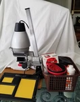 Bogen 35 Mm. F 3.5 Lens Portable Enlarger, Easel And Developing Utensils. Fixed Price $90.00.