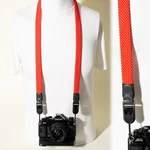 Red Flat Braid Paracord Camera Neck Strap Handmade 44" + Peak Design Anchors. Fixed Price $37.80.